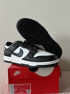 Nike Dunk Low Panda - Size 8.5 - Brand New
